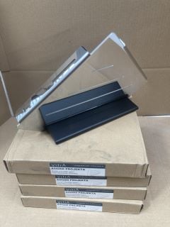 QTY OF VITRA CHROME CORNER SHOWER SHELVES WITH GLASS WIPERS - RRP £200: LOCATION - RACKING 2