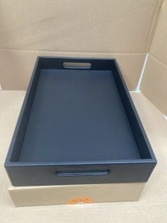 VITRA TABLE TOP TRAY IN BLACK - RRP £174: LOCATION - RACKING 2