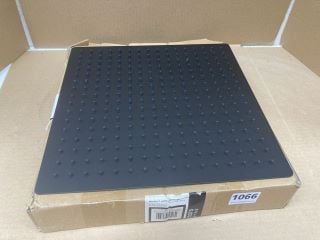 300MM SQUARE FIXED SHOWER HEAD IN BLACK - RRP £135: LOCATION - RACKING 2