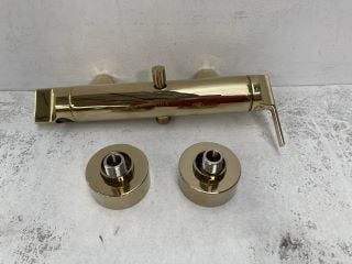 VITRA SUIT #A4248823 BATH MIXER IN POLISHED BRASS - RRP £384: LOCATION - RACKING 2