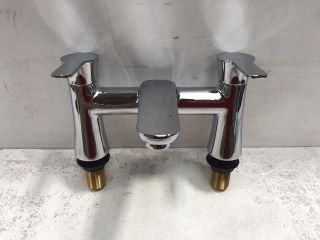 DECK MOUNTED BATH FILLER IN CHROME - RRP £265: LOCATION - RACKING 3