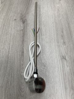 HEATING ELEMENT FOR TOWEL RADIATORS WITH STAT & TIMER IN CHROME - RRP £140: LOCATION - RACKING 1