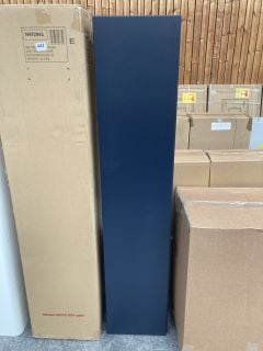 (COLLECTION ONLY) WALL HUNG 1 DOOR BATHROOM CABINET IN INDIGO 1440 X 300 X 250MM - RRP £485: LOCATION - D3