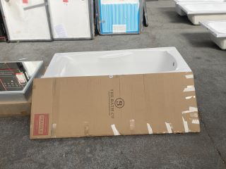 1675 X 700MM NTH SINGLE ENDED BATH WITH GRIP HOLES & 1700MM MDF BATH SIDE PANEL - RRP £469: LOCATION - D6