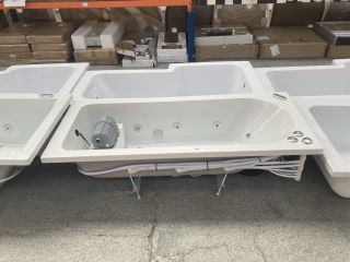 1700 X 700MM NTH 23 JET SPA BATH WITH MOTOR & SWITCHES - RRP £1578: LOCATION - C4