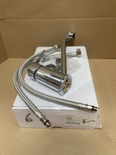 MONO KITCHEN SINK MIXER TAP IN CHROME WITH SWIVEL SPOUT - RRP £165: LOCATION - RACKING 2