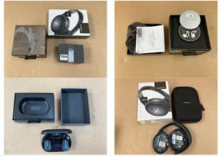 3 X ASSORTED AUDIO ITEMS TO INCLUDE BOSE IN EAR PODS: LOCATION - F6