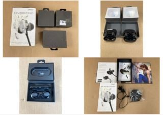 4 X ASSORTED AUDIO ITEMS TO INCLUDE BOSE IN EAR PODS: LOCATION - F6