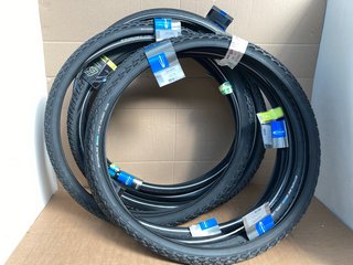 QTY OF ASSORTED SCHWALBE BIKE TYRES: LOCATION - E4