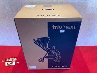 NUNA TRIV NEXT STROLLER IN CEDAR(SEALED) - MODEL ST16615CDRGL - RRP £600: LOCATION - BOOTH