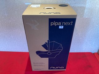 NUNA PIPA NEXT I-SIZE CAR SEAT IN CAVIAR(SEALED) - MODEL CS10218CVRGL - RRP £240: LOCATION - BOOTH