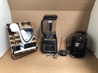 3 X ASSORTED KITCHEN APPLIANCES TO INCLUDE NESCAFE DOLCE GUSTO INFINISSIMA ESPRESSO COFFEE MACHINE: LOCATION - WH7