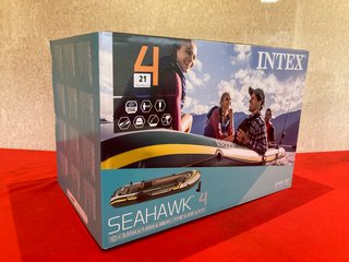 INTEX SPORT SET COLLECTION SEAHAWK 4 BOAT SET(SEALED) - RRP £179: LOCATION - BOOTH