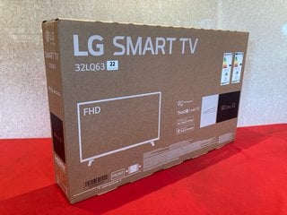 LG SMART LED HD 720P TV(SEALED) - MODEL 32LQ63 - RRP £179: LOCATION - BOOTH