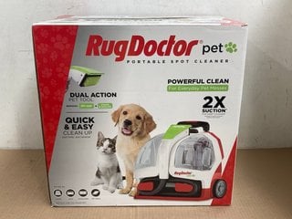 RUG DOCTOR PET PORTABLE SPOT CLEANER - MODEL NO 93407: LOCATION - H11