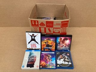 QTY OF ASSORTED DVDS AND BLU RAYS TO INCLUDE TRUE DETECTIVE THE COMPLETE 1ST SEASON (PLEASE NOTE: 18+YEARS ONLY. ID MAY BE REQUIRED): LOCATION - H7