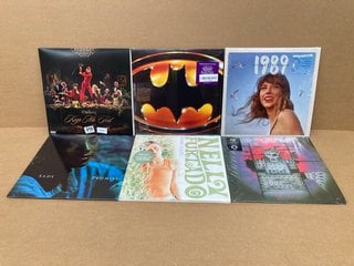 6 X ASSORTED VINYL ALBUMS TO INCLUDE "1989" BY TAYLOR SWIFT: LOCATION - H7