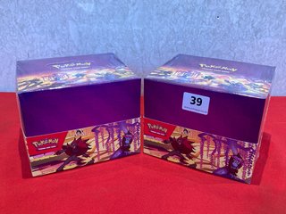 POKÉMON SCARLET & VIOLET 2 X PACKS OF 10 ASSORTED TCG BOOSTER PACKS - COMBINED RRP £178: LOCATION - BOOTH