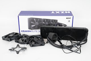 NZXT KRAKEN ELITE 360 AIO CPU LIQUID COOLER - MODEL RL-KN36E0-B1 - RRP £250: LOCATION - BOOTH