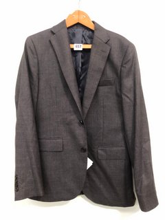 JOHN LEWIS & PARTNERS REGULAR FIT WAISTCOAT IN GREY-UK SIZE 44R TO INCLUDE SUIT JACKET IN GREY- UK SIZE 38R : COMBINED RRP £150.00: LOCATION - G13