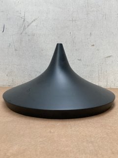 TOM DIXON BEAT SHADE WIDE IN BLACK : RRP £420.00: LOCATION - F17