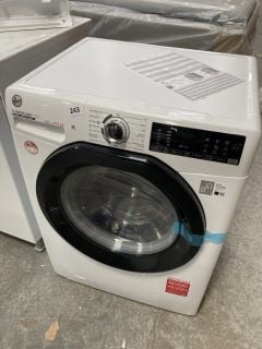 HOOVER H3DPS4866TAMB-80 H-WASH & DRY 350 8+6KG FREESTANDING WASHER DRYER IN WHITE - RRP £399.99: LOCATION - A8