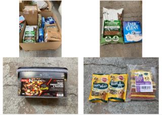 PALLET OF ASSORTED PET ITEMS TO INCLUDE BOX OF BUTCHERS GRAIN FREE JOINTS & COAT DOG FOOD TINS - BBE 12/26: LOCATION - A2 (KERBSIDE PALLET DELIVERY)