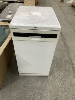 ELECTRIQ SLIMLINE FREESTANDING DISHWASHER IN WHITE MODEL : EQDW45PW: LOCATION - A3