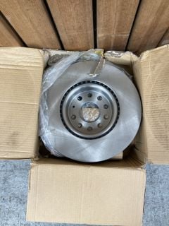 2 X 2 FEBI VEHICLE BRAKE DISCS: LOCATION - A6