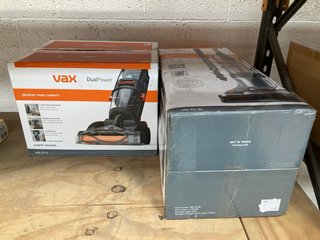 VAX AIR STRETCH VACUUM CLEANER TO INCLUDE VAX DUAL POWER CARPET WASHER: LOCATION - AR2