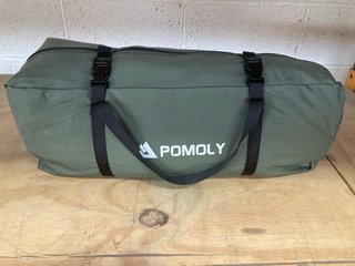 POMOLY STOVE HUT OUTDOOR CAMPING HOT TENT IN ARMY GREEN - RRP: £199.99: LOCATION - AR3