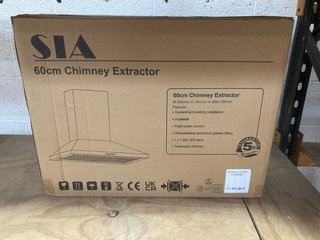 SIA 60CM CHIMNEY EXTRACTOR FAN - MODEL: CHL60BL: LOCATION - AR3