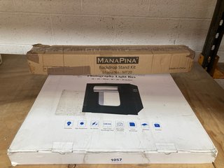 DUCLUS PHOTOGRAPHY LIGHT BOX TO INCLUDE MANAPINA BACKDROP STAND KIT: LOCATION - AR5