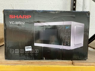 SHARP MICROWAVE OVEN - MODEL: YC-MS02: LOCATION - AR7