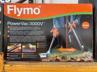 FLYMO POWERVAC 3000V: LOCATION - AR8