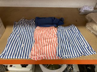 4 X ASSORTED JOHN LEWIS & PARTNERS WOMENS PYJAMAS TO INCLUDE KIZZY STRIPED PYJAMA TROUSERS IN BLUE/WHITE - SIZE UK 8: LOCATION - AR17