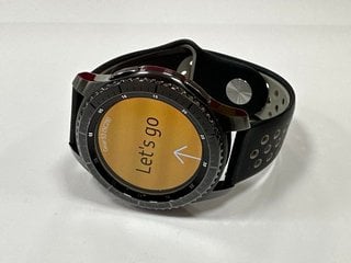 SAMSUNG GEAR S3 FRONTIER SMARTWATCH IN BLACK: MODEL NO SM-R760 (UNIT ONLY) [JPTM123001]