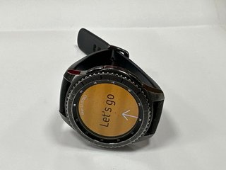 SAMSUNG GEAR S3 FRONTIER SMARTWATCH IN BLACK: MODEL NO SM-R760 (UNIT ONLY) [JPTM122821]