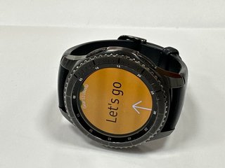 SAMSUNG GEAR S3 FRONTIER SMARTWATCH IN BLACK: MODEL NO SM-R760 (UNIT ONLY) [JPTM122810]