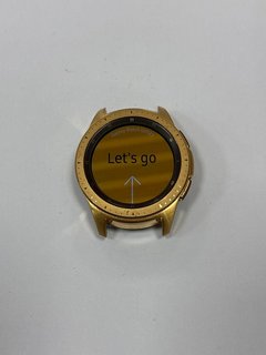 SAMSUNG GALAXY WATCH 42MM CELLULAR SMARTWATCH IN GOLD: MODEL NO SM-R815F (WATCH FACE ONLY) [JPTM123151]