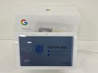 GOOGLE NEST HUB (2ND GENERATION) SMART DISPLAY: MODEL NO GUIK2 (WITH BOX, POWER CABLE USED FOR DEMONSTRATION PURPOSES ONLY. NOT INCLUDED) [JPTM123191]