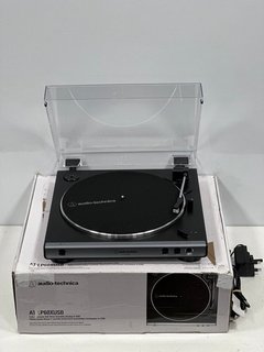 AUDIO-TECHNICA AT-LP60XUSBGM FULLY AUTOMATIC BELT-DRIVE USB TURNTABLE IN GUNMETAL (WITH BOX AND POWER ADAPTER) [JPTM123071]