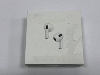 APPLE AIRPODS (3RD GENERATION) WIRELESS EARPHONES (ORIGINAL RRP - £169) IN WHITE: MODEL NO A2564 A2565 A2897 (WITH BOX) [JPTM122011]