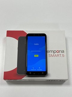 EMPORIA SMART.5 SMARTPHONE IN BLACK (WITH BOX & ALL ACCESSORIES) NETWORK UNLOCKED [JPTM123011]