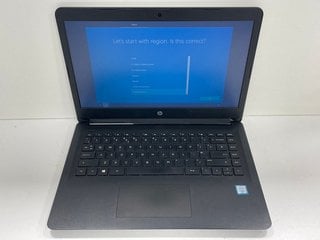 HP NOTEBOOK 500 GB LAPTOP: MODEL NO 14-BP061SA (UNIT ONLY) INTEL CORE I3-6006U @ 2.00GHZ, 4 GB RAM, 14" SCREEN, INTEL HD GRAPHICS 520 [JPTM123077]