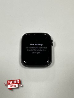 APPLE WATCH SERIES 5 44MM GPS SMARTWATCH IN GREY: MODEL NO A2093 (WATCH FACE ONLY) [JPTM123223]