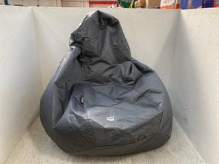 LARGE COVERED BEANBAG IN DARK GREY: LOCATION - E10