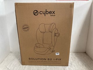 CYBEX GOLD SOLUTION S2 I - FIX CHILDRENS CAR SEAT RRP - £140: LOCATION - H4