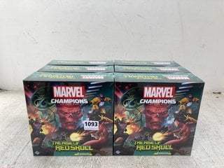 6 X MARVEL CHAMPIONS THE RISE OF RED SKULL CARD GAME PACKS (SEALED): LOCATION - E5