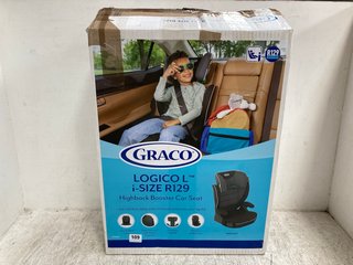 GRACO LOGICOL I - SIZE R129 HIGH BACK CHILDRENS BOOSTER CAR SEAT: LOCATION - H4